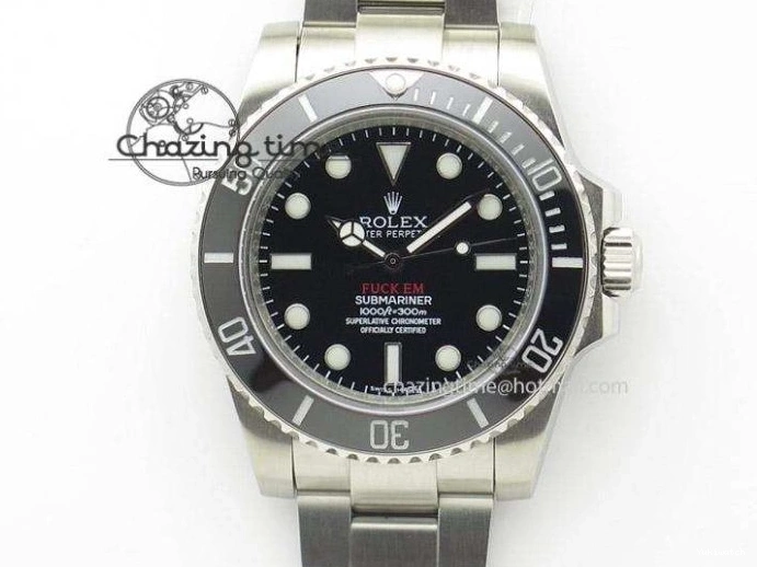 Jubilee Bezel Best II Blue Diamonds GMF Red SA3285 CHS Steel 904L Black On Dial V3 GMT-Master Bracelet Edition 0401